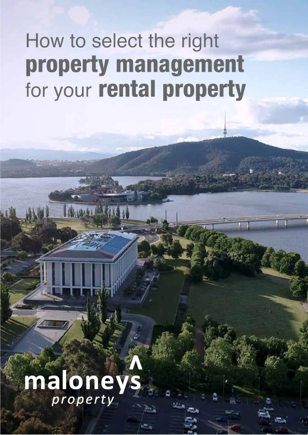 Selecting your Canberra Property Manager