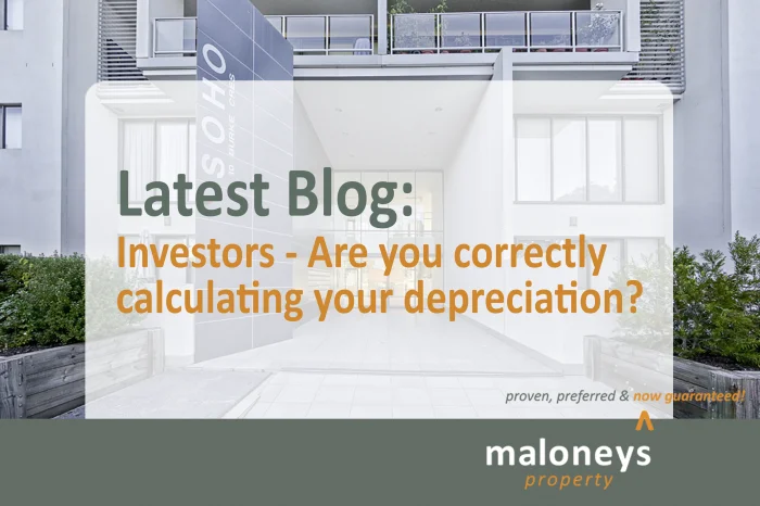 Investors - Are you correctly calculating your depreciation?